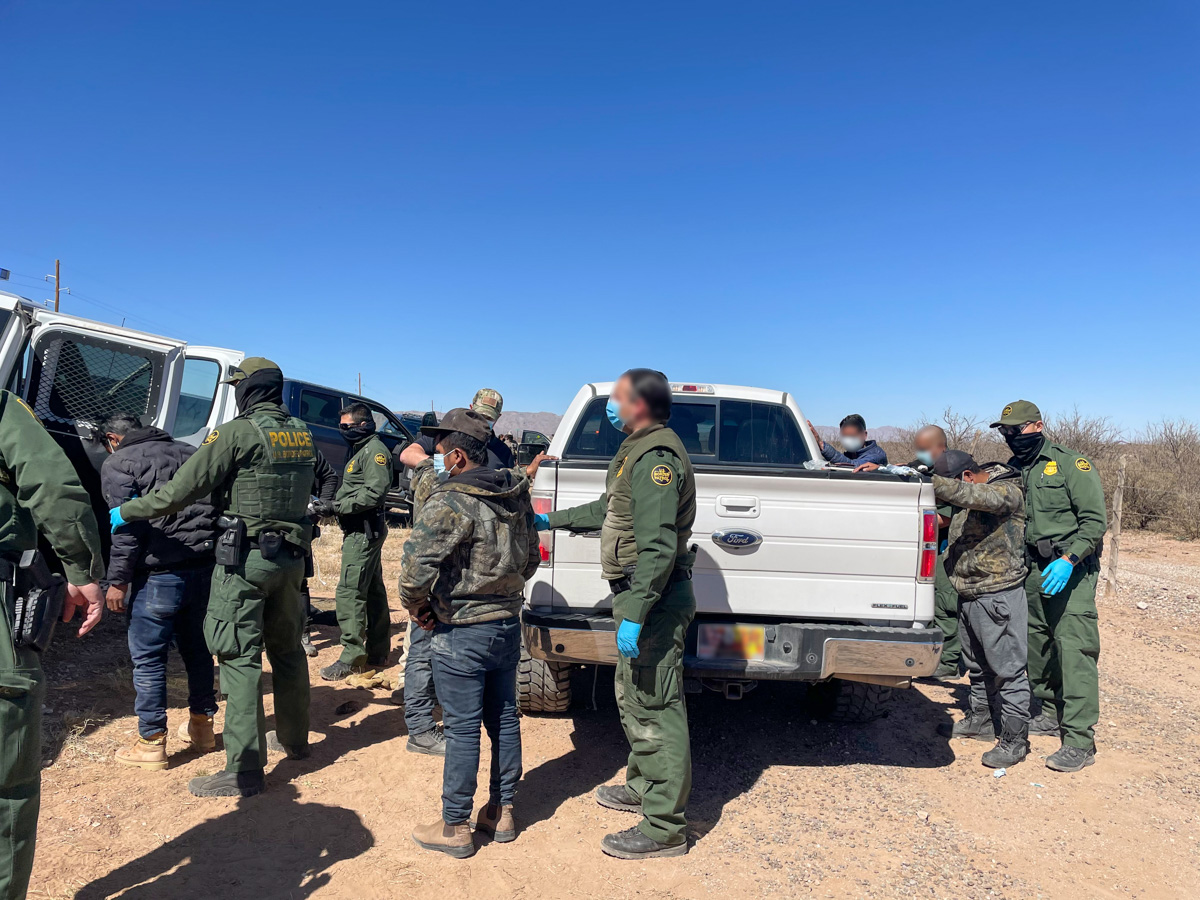 Photo taken by U.S. Border Patrol agents during operations near Van Horn, Texas (Courtesy: U.S. Border Patrol)