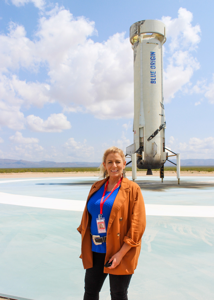 Lisa Morton at the Launch Site One facility, July 20. (VHA-Photo/LM)