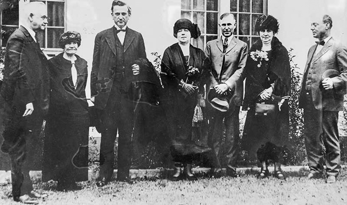 Texas Parks & Wildlife photograph. The first Texas state parks board, created in 1923, included three activists with the Texas Federation of Women's Clubs, from left to right, Phebe Warner, Florence Martin and Katie Welder.